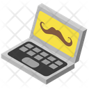 Hipster Laptop Icon