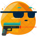 Hitman Emoji Face Icon