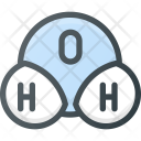 Ho Water Molecule Icon