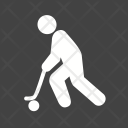Hockey Player Sport Icon