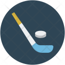 Hockey Ball Stick Icon