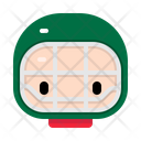 Winter Christmas Character Icon