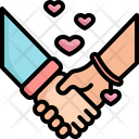 Holding Hand Love Icon
