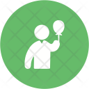 Holding Balloons Icon