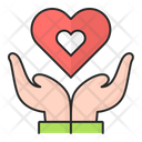 Holding Heart Icon