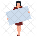 Holding Placard Icon