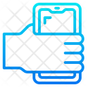 Holding Smartphone Icon