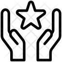 Holding Star  Icon