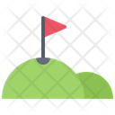 Hill Flag Hole Icon