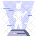 Hologram Technology People Icon