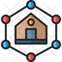 Home Building Connecting Icon