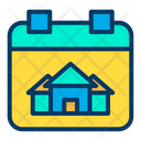 House Done Date Calendar Schedule Icon