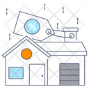 Home Discount Building Discount Property Discount Icon