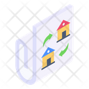 Shifting Home Moving Home Home Replacement Icon