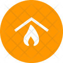 Insurance Home Fire Icon