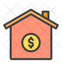 Home Loan Cash Borrow Money Icon