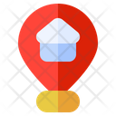 Pin Map Home Icon