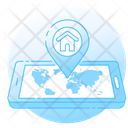 House Location Home Location Building Address Icon