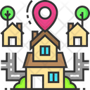 Home Location House Location Real Estate Location Icon