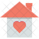 Home Love House Heart Icon