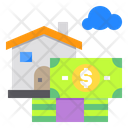 Money House Building Icon