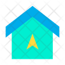 Home House Navigation Arrow Icon