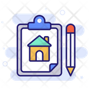 Home Plan Planning Strategy Icon