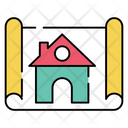 Home Plan House Plan Blueprint Icon