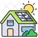 Home Solar Cell Icon