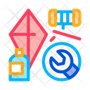 Homemade Hand Kite Icon