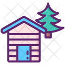 Homestay Bungalow Storage Building Icon