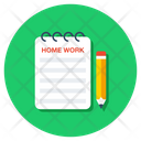 Homework Paperwork Assignment Icon