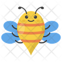 Cartoon Bee Honey Bee Insect Icon