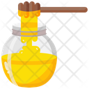 Organic Bee Jar Icon