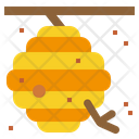 Bee Honey Honeycomb Icon