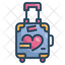 Honeymoon Travel Bag Icon