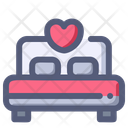 Bed Love Wedding Icon