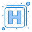 Hopital Sign Healthcare Signpost Icon