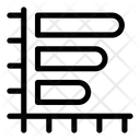 Horizontal Background White Icon