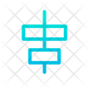 Horizontal Center Align Icon