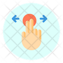 Horizontaltap Touch Double Icon