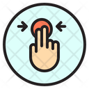 Horizontaltap Touch Double Icon