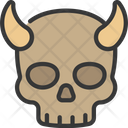 Horned Skull Horns Icon