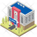Hospital Building Building Clinic Icon