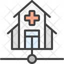 Hospital Client Distance Icon