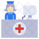 Hospital Reception Icon