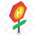 Hospital Sign Board Road Board Direction Board Icon
