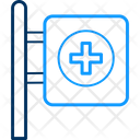 Hospital Sign Board Icon