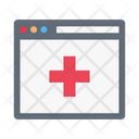 Webpage Online Medical Icon