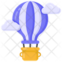 Fire Balloon Hot Air Balloon Paratroop Icon